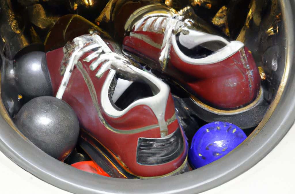 can you wash bowling shoes in the washer