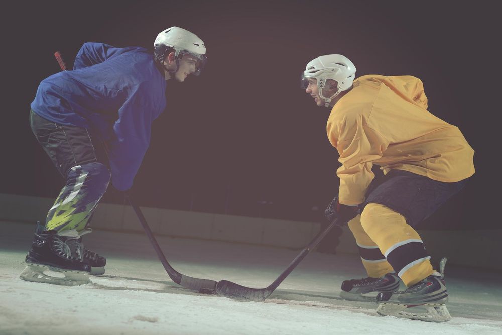 is ice hockey more dangerous than football